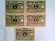 Banknoten, 5x