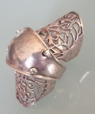 Gelenkring Gliederring Biker -Punk - Gothic 925er Silber Größe 54 (17,2 mm Ø)-01