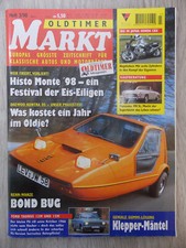 Oldtimer Markt März 1998 3/1998 Honda CBX Mercedes 190 SL VW 411 TL Bond Bug