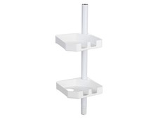 Wenko Teleskop Duscheckregal XXL, mit 4 Ablageflächen (weiß) - B-Ware sehr gut