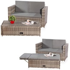 Gartenlounge Sofa Bank Tisch