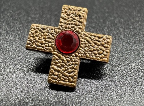 Deutsches rotes kreuz brosche - kreuz,