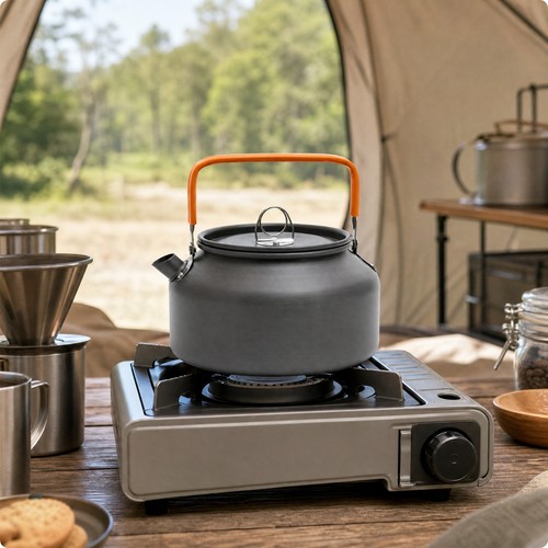 Camping teekessel mit deckel - camping-teekessel,