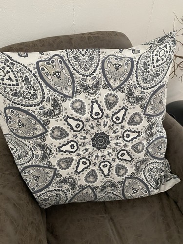 Kissenhülle paisley grau - h&m,