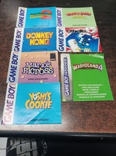 6x Game Boy Anleitungen Mario Donkey Kong Yoshi + Wario Land 4 Advance Anleitung