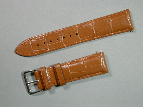 Echt leder uhrenarmband - echt,
