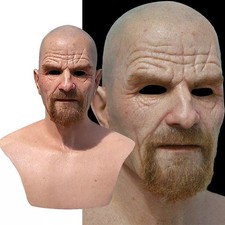 Alte Mann Latex Maske