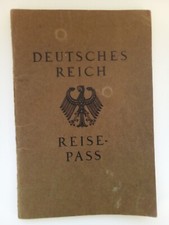 Reisepass des dritten Reichs