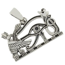Horus Auge Anhänger Silber 925 Amun Apophis Kettenanhänger Schmuck Ägypten b686