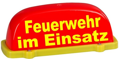 Dachschild feuerwehr - dachschild, im