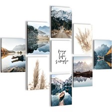 Wandbilder Set XXL Wohnzimmer