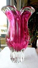XL Große schwere Glas Vase -