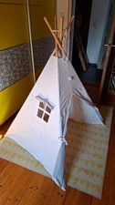 Rainbow Kids Tipi Kinderzelt Spielzelt mit Fenster