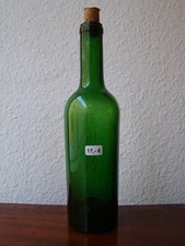 230❚ antike grüne Glasflasche (mundgeblasen) von ca. 1850-1900