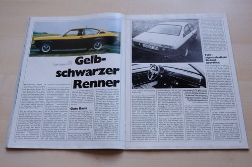 Rallye racing 1976 opel - rallye, 01/1976