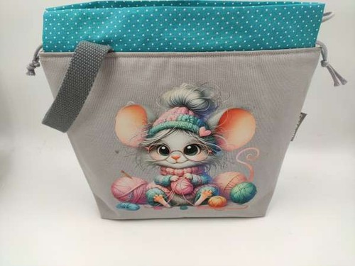 Handgenähte projekt tasche - handgenähte,