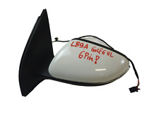 VW Golf 6 Außenspiegel links Weiß Candyweiss LB9A elektrisch 6PIN Original