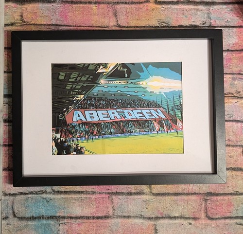Aberdeen pittodrie tifo - aberdeen, pop