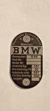Typenschild BMW R 66 oldtimer