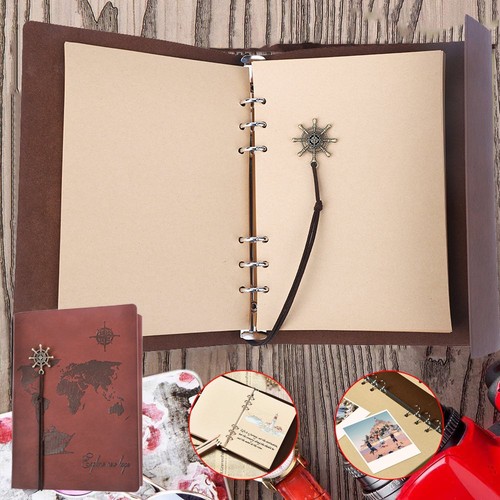 Leder notizbuch vintage - a5,