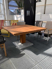 Weishäupl Tisch Outdoor Cabin Teak Granit