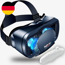 VR Brille Handy Virtual Reality Mit Fernbedienung, 3D Vr-Brille Erleben Sie Spie