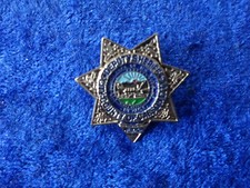 A28-035) USPolizei Police Badge Pin Carson City NV