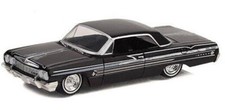 CHEVROLET Impala SS - Lowrider - 1964 - black - Greenlight 1:64