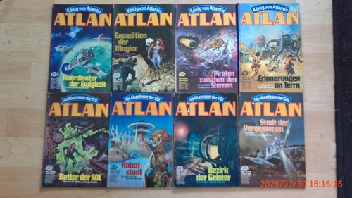 Atlan sci romanhefte - atlan,, 8