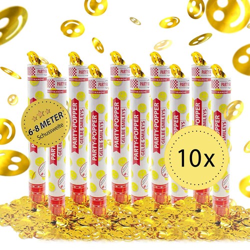 Party popper 40cm gelbe - popper,