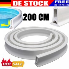 Bad Wasserbarriere Duschdichtung Duschkabine Boden Dichtleiste Dusche Weiß 200CM
