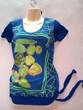 Desigual Baumwolle T-Shirt Tunika S 36 38 EUR M 40 Oberweite 46 Lange 70 SGZ@0