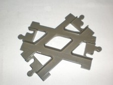 Lego Duplo Eisenbahn Kreuzung  Farbe:  Altdunkelgrau