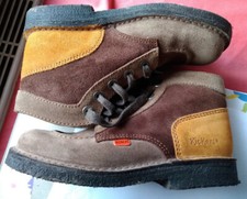 KICKERS 37 Schuhe Boots Vintage Velourleder Stiefel Unisex Kreppsohle gut