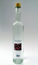 Kirschwasser, Kirschenschnaps, Destillat, 0,5 Liter 40% VOL. Glasflasche