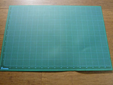 Schneidematte 3-lagig  selbstheilend grün schwarz 60x90cm Schneideunterlage A1