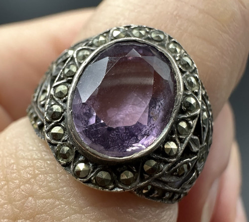Ring silber 925 amethyst