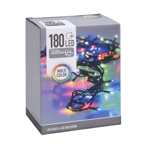 Bunte led lichterkette 180 - bunte,