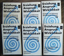 Erziehung Anspruch Wirklichkeit Bände 1-6 Abendländische Padagogik