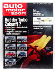Zeitschrift: Auto Motor Sport