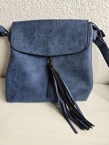 Umhängetasche damen blau aus - umhängetasche,