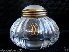 CARTIER TINTENFASS "TRINITY" LALIQUE KRISTALL NEUWERTIG ZUSTAND NO BOX