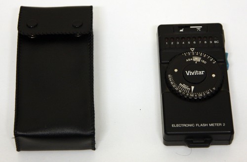 Vivitar electronic flash - flash, meter