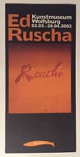 Edward Ed Ruscha Signiert Original 4x6 Unterschrift Signatur Autogramm signed