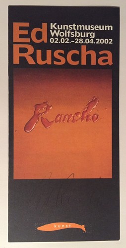 Edward ruscha signiert - ed,