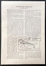 Ellipsograph 1921 vintage