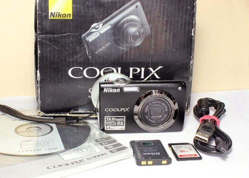 Nikon coolpix s3000 akku - nikon, kabel