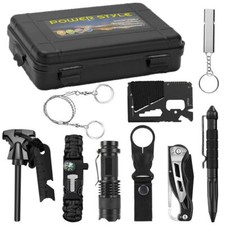 Notfall Survival Set 101 Funktionen Überleben Outdoor Sortiment Paracord Armband