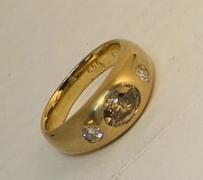 Antiker Massiv Ring 585 Gold