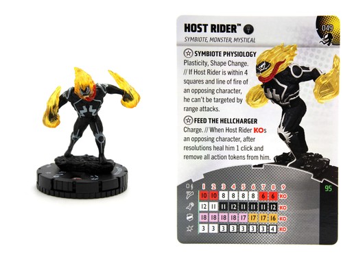 Heroclix 049 host rider - heroclix,